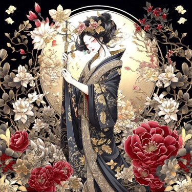 Le charme de la femme en kimono