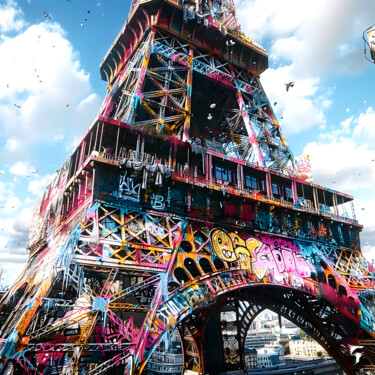 La Tour Eiffel Revêt son Street Art