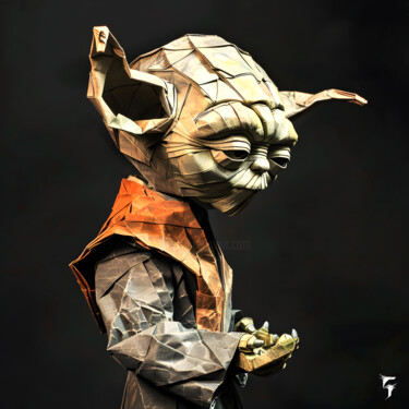 Yoda en Origami : Sagesse Illuminée