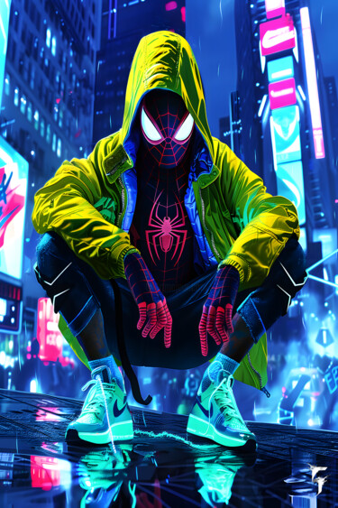 Spider-Man Street Wear : Héros de l'Urbanité Futuriste